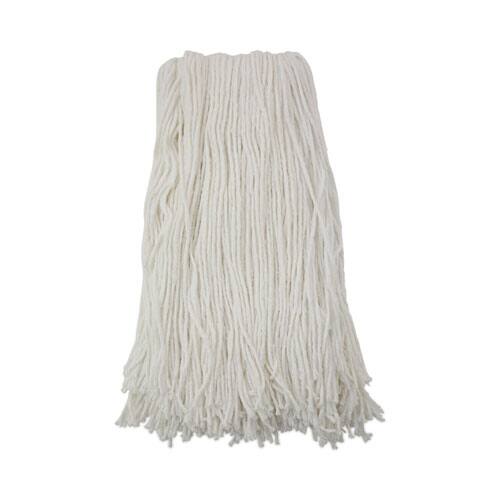 Front. Boardwalk - Boardwalk Cut-End Wet Mop Head, Rayon, No. 32, White.