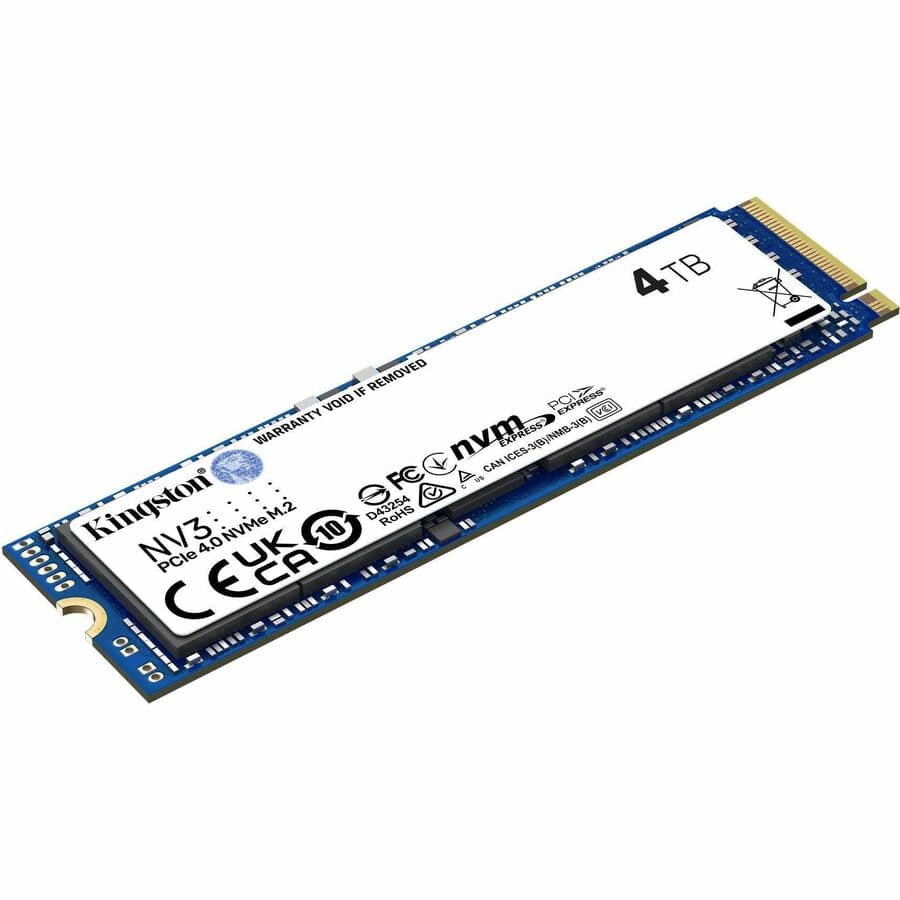 Kingston NV3 4 TB Solid State Drive M.2 2280 Internal PCI Express