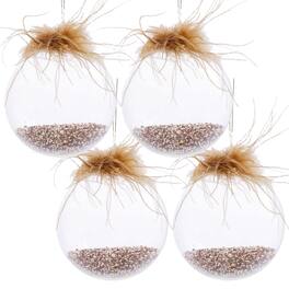 Dexmalle - Dexmalle-Christmas Tree Decorative Glass Hanging Ball,Set of 4 - Multi