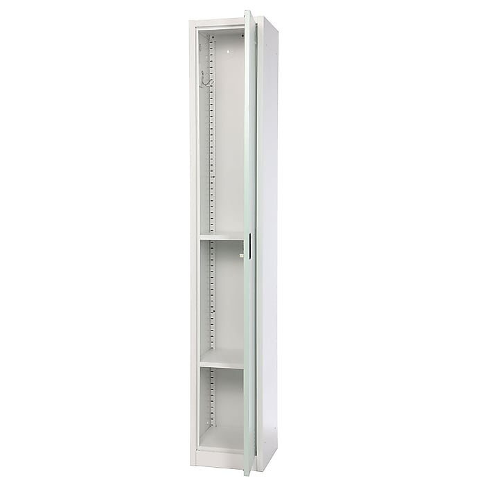Alt View 2. AdirOffice - Storage Locker 629-Series 72" H 1-Tier Steel 2-Shelf Locker with Digital Lock - Misty Green.