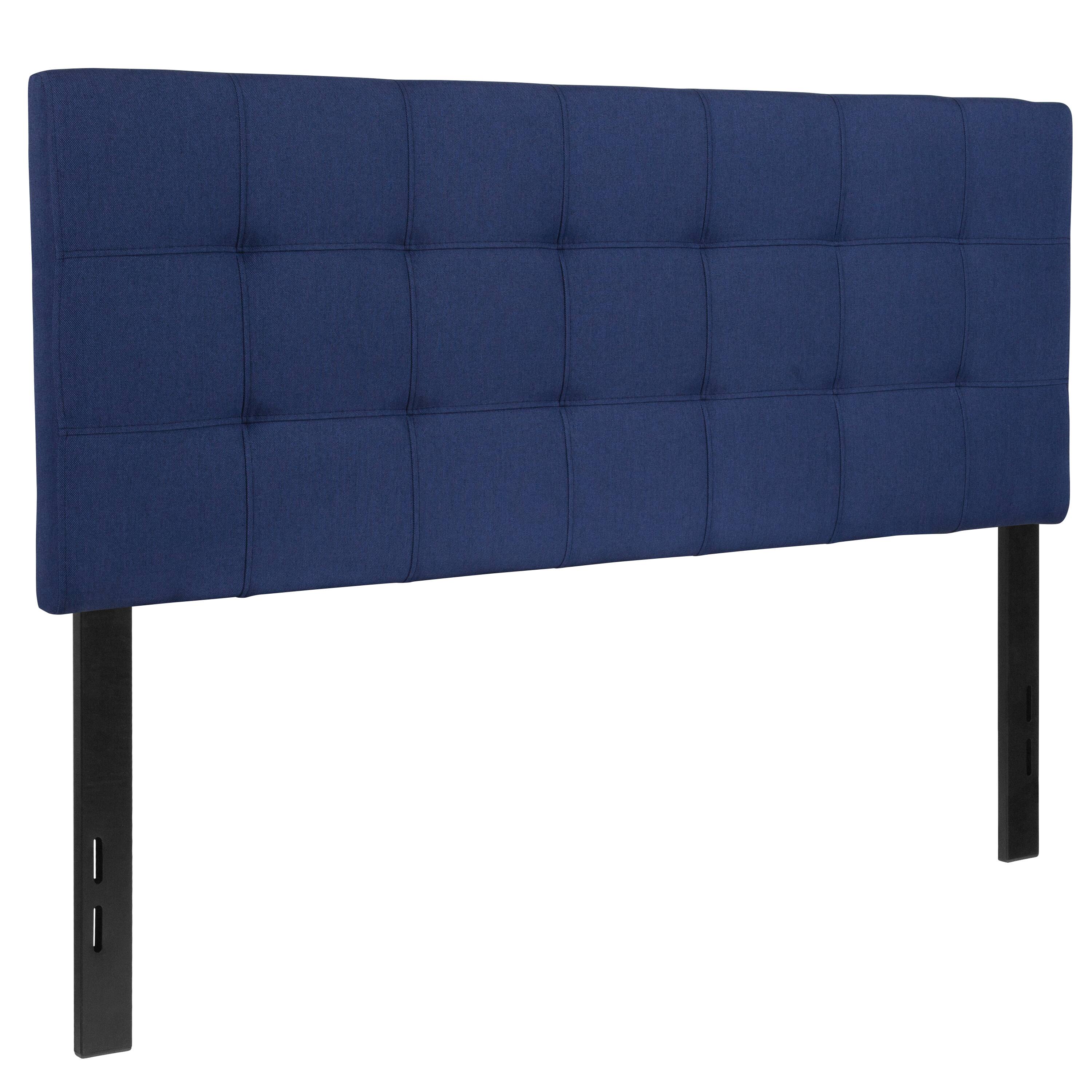 Alt View 5. Emma + Oliver - Quilted Tufted Upholstered Headboard - Navy.