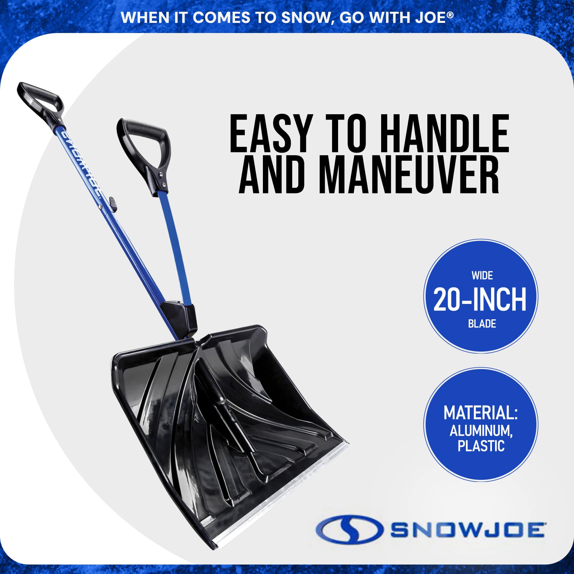 Sun Joe Shovelution Snow Shovel - Thumbnail 3