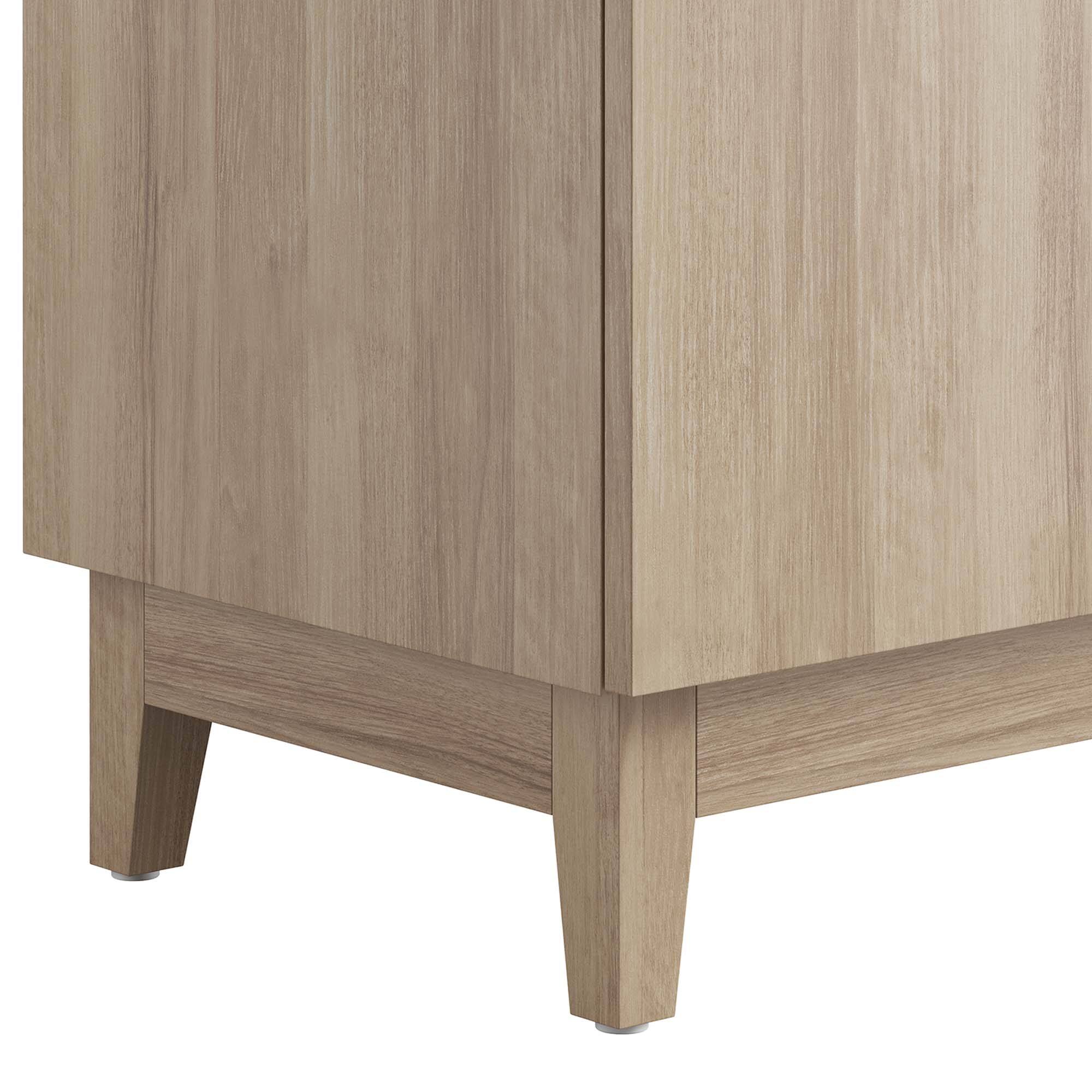 Alt View 5. Modway - Miles Bathroom Cabinet Basin Not Included by Modway - Oak.