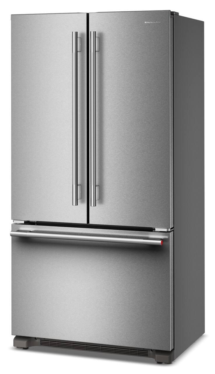 Alt View 14. KitchenAid - 36 in. wide 22 cu. ft. Counter-Depth French Door Refrigerator with Internal Water Dispenser - PrintShield Stainless.
