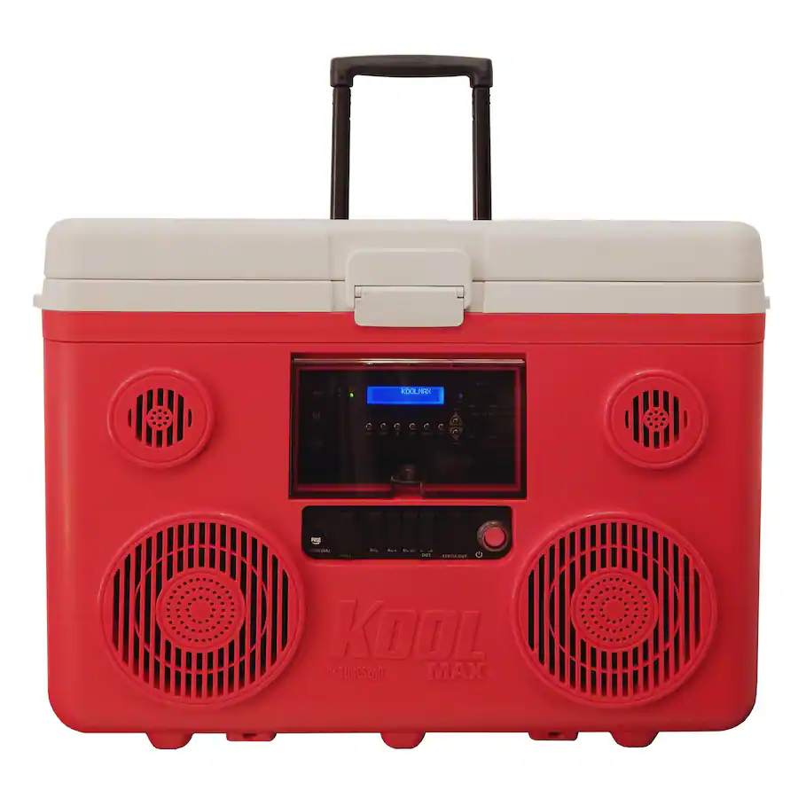 Koolmax Tunes2Go 40 Quart Wheeled KoolMAX Cooler with Bluetooth Speaker System ...