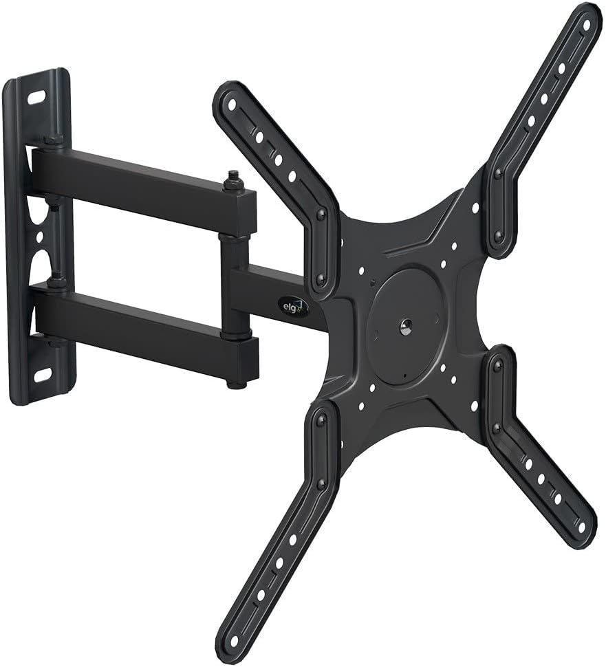 Alt View 5. ELG - ELG FULL40 PRO Full Motion TV Wall Mount with VESA 400x400mm Tilt and Swivel for 26 to 65 inch TVs - Black.
