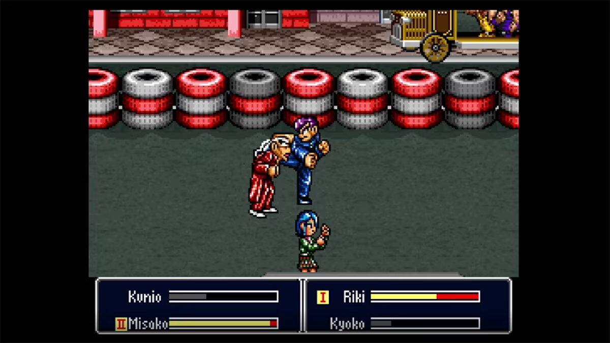 Kunio II Misako I Riki Kyoko