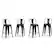 Front. Simpli Home - Rayne Metal Counter Height Stool (Set of 4) - Black.