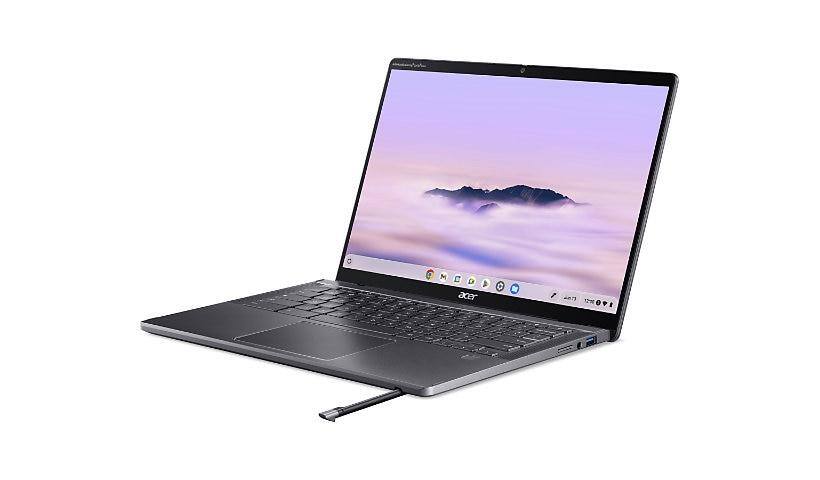 Left. Acer - Acer Chromebook Plus Spin 714 CPE794-1N CPE794-1N-56FV 14" Touchscreen Convertible 2 in 1 Chromebook - WUXGA - 60 Hz - Iron.