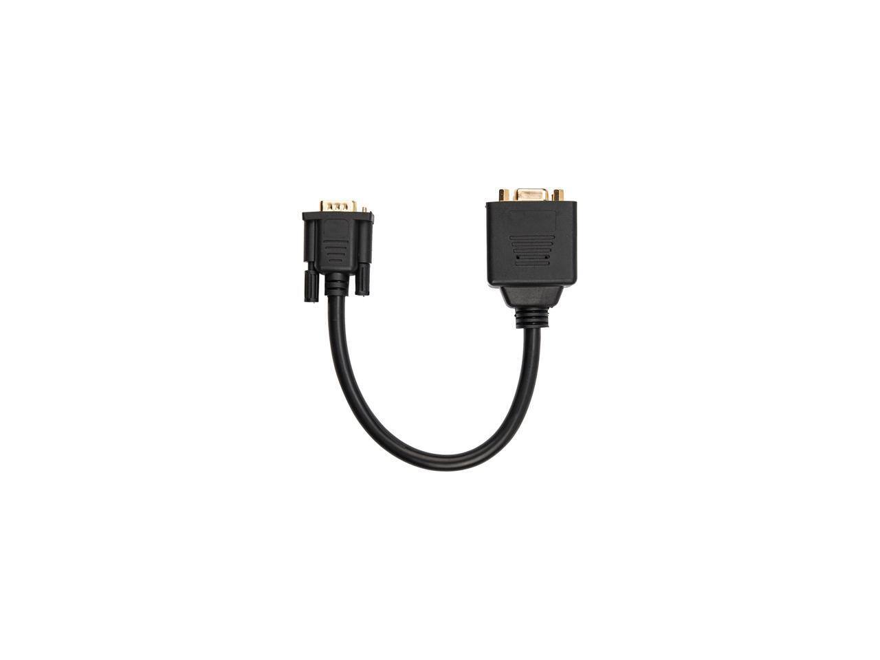 Alt View 4. Rocstor - Rocstor Premium 1 ft VGA to 2x VGA Video Splitter Cable - M/F - Black.