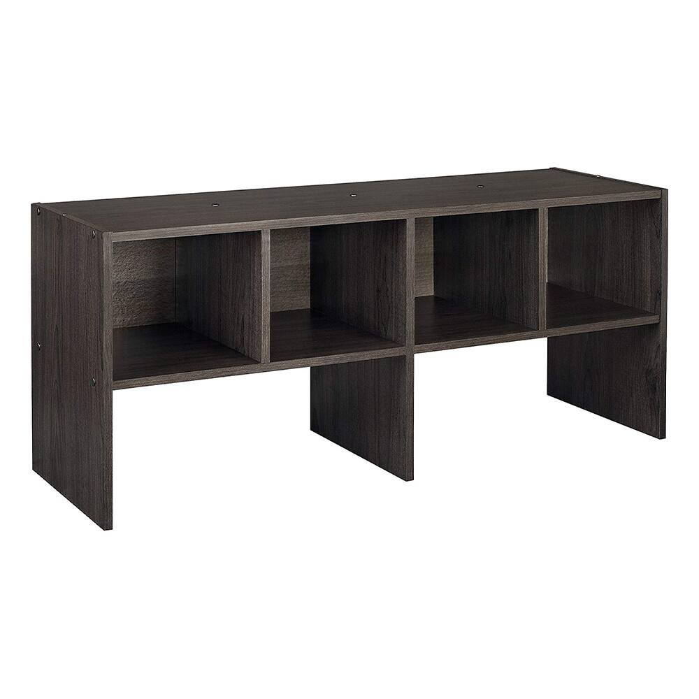 Front. ClosetMaid - ClosetMaid 508200 Shelf Organizer with Shoe Rack and Cube Storage, Espresso - Espresso.