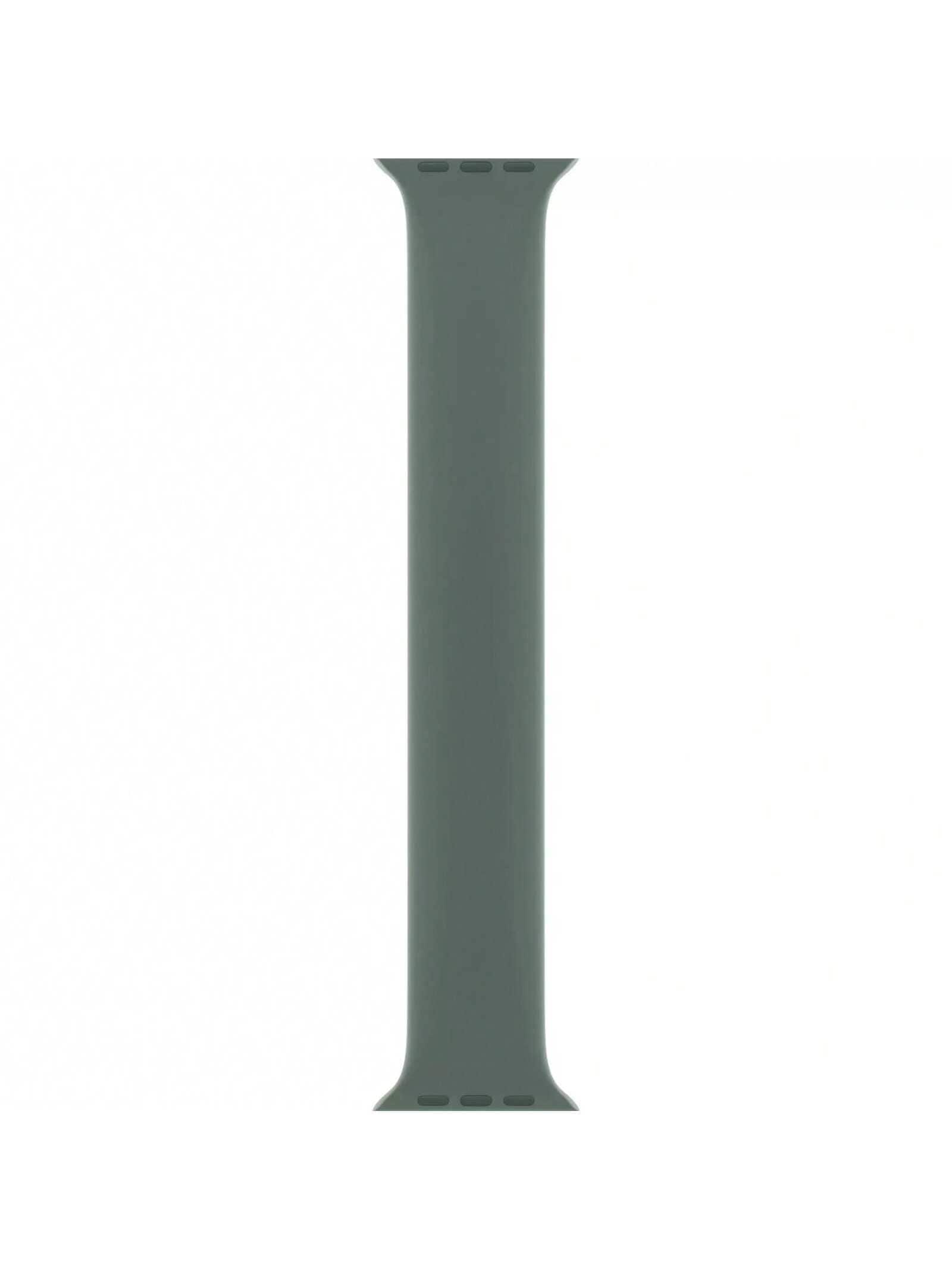 Front. Apple - Watch Solo Loop 45mm - Size 10 - Eucalyptus.