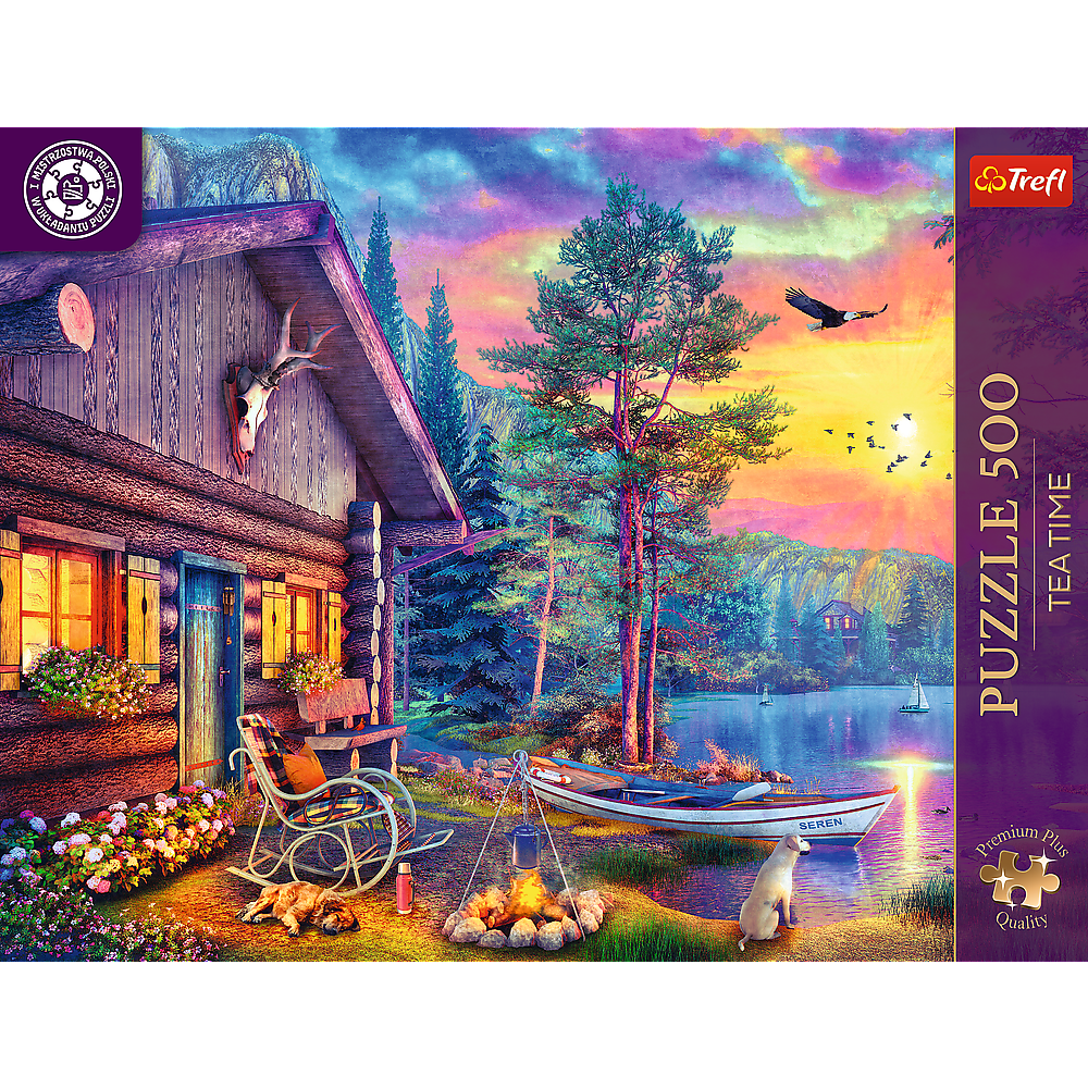 MISTRIOSTHA I WUKEROANTO PUZZLI  
SEREN  
Trefl 500 TIME PUZZLE TEA Premium Plus Quality