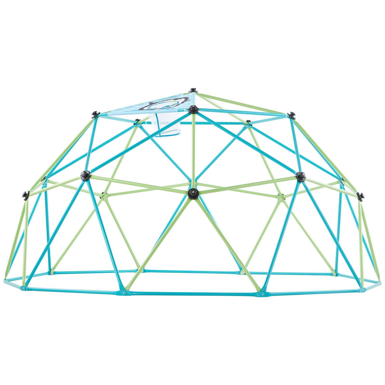 Alt View 9. Glintex - 10FT Kids Climbing Dome, 1000LBS Geometric Playground with Net and Basketballs for Outdoor Play.