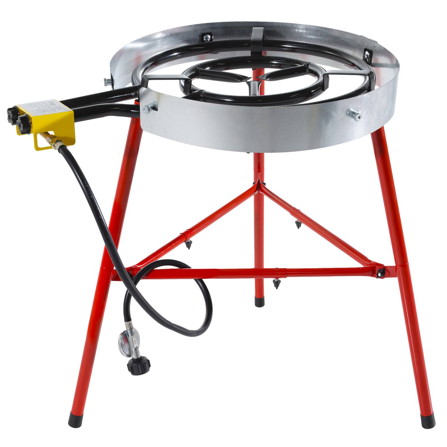 Alt View 1. Ringg - Chef Series Pro Kit, Paella Pan, Dual Gas Burners, Stand for 20 Servings - Multicolored.