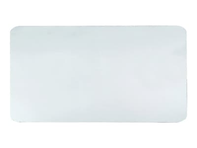 Front. Artistic - Artistic Krystal View Anti-Slip Plastic Desk Pad, 20" x 36", Clear (60-6-0M) - Clear.