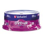 25 pack
Verbatim
DVD+R
DVD+Recordable
RW
AZO
DVOHR