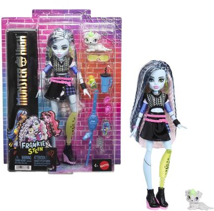 MONSTER HIGH
FRANKIE STEIN
WARNING: ATTENTION CHOKING HAZARD - DANGER DE TOUFFEMENT
4+
MATTEL