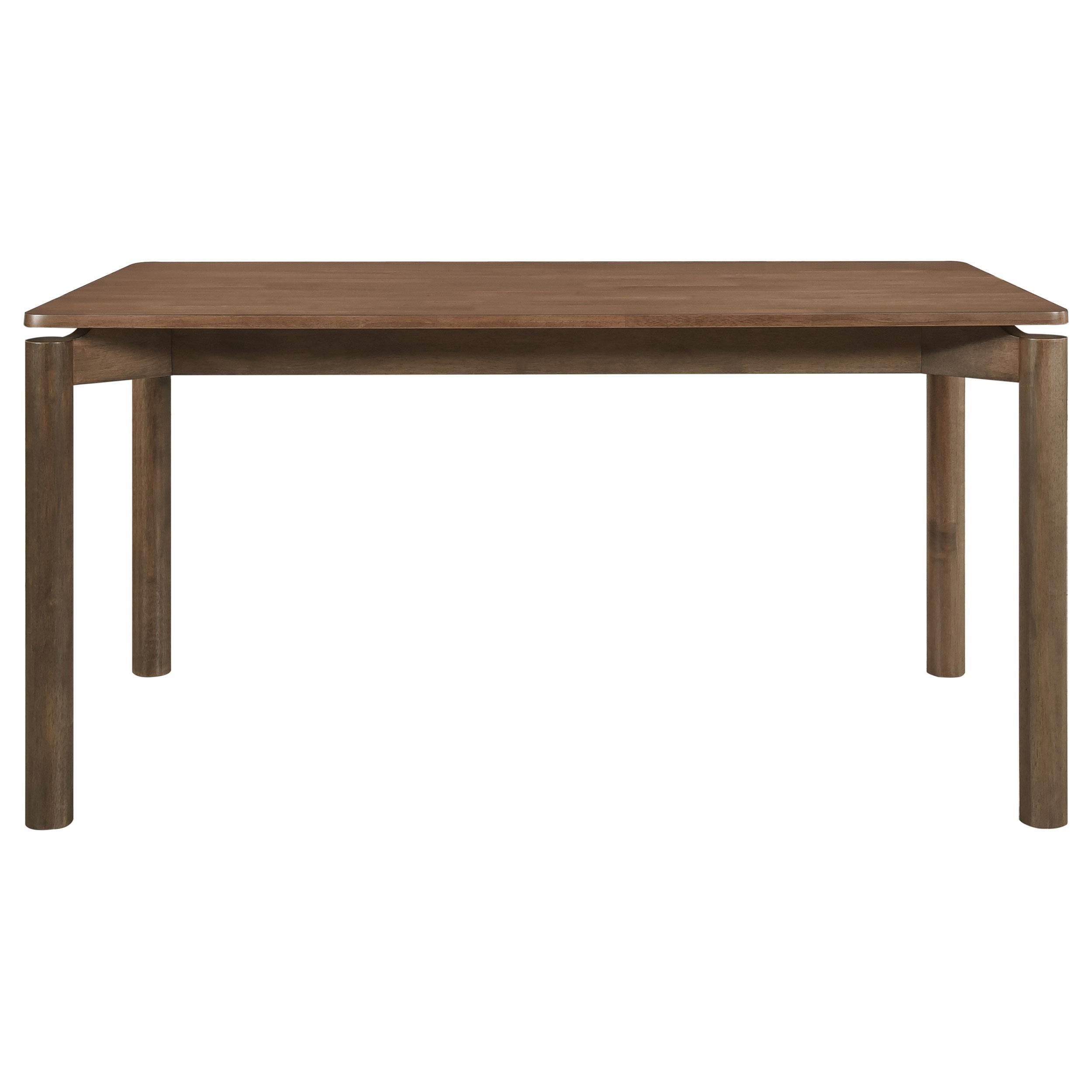 Alt View 1. Manhattan Lane - Rida Dining Table, Rich Dark Hardwood, Rectangular 59 Inch Top - Brown.