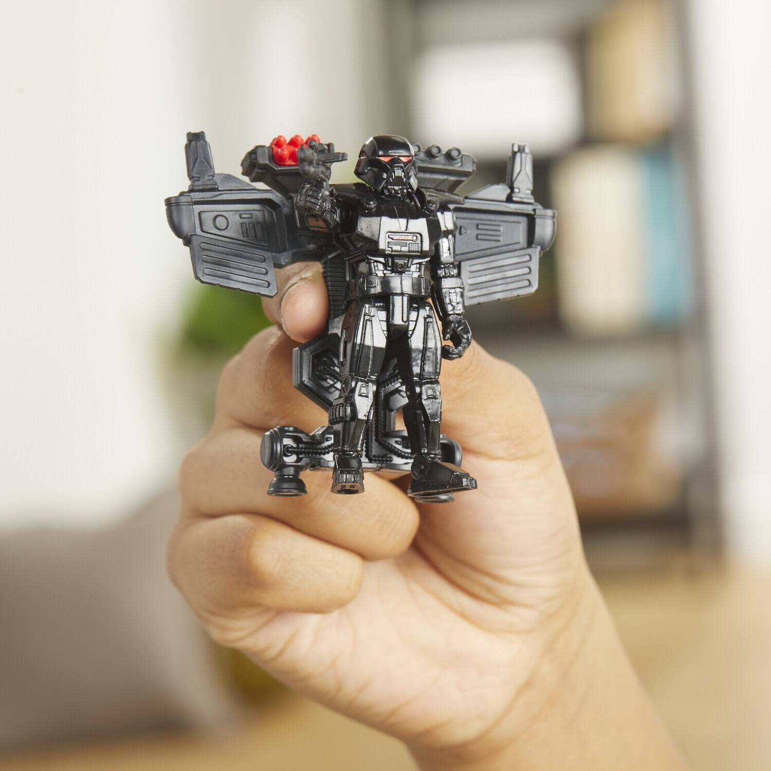 Alt View 1. Hasbro - Hasbro Collectibles - Star Wars Mission Fleet Dark Trooper Attack from Above   - Collectibles - Multicolor.