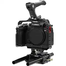 Tilta - Full Camera Cage Basic Kit for Panasonic S5 II/IIX/G9 II - Black