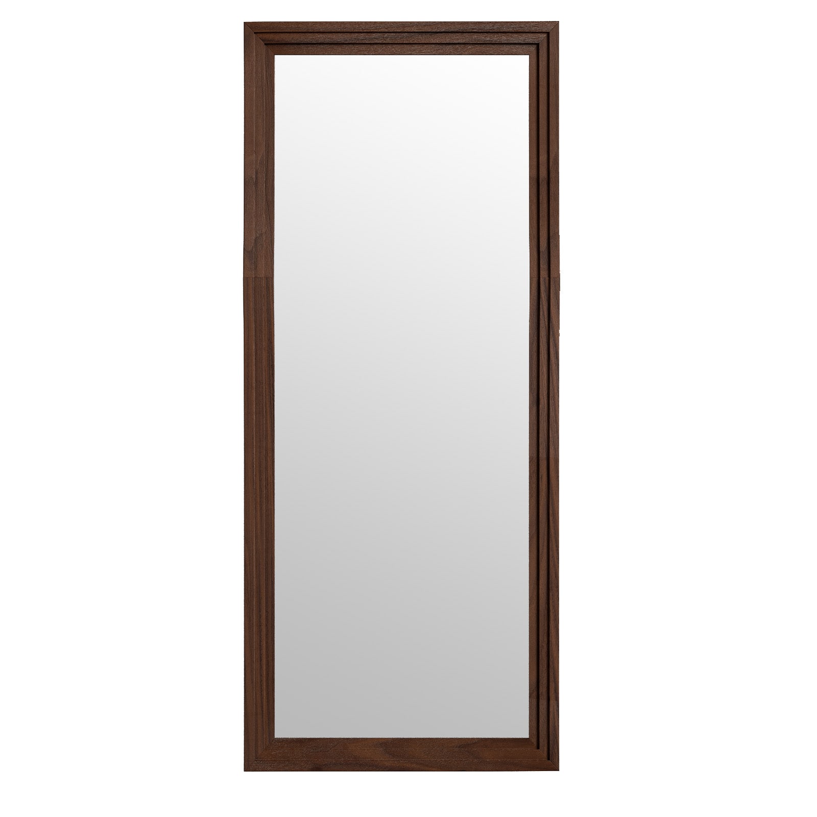 Easly - Antique Brown 30 in. W x 71 in. H Rectangle Wood Framed Full Length Floor Mirror - Walnut price history on PriceWatchPro