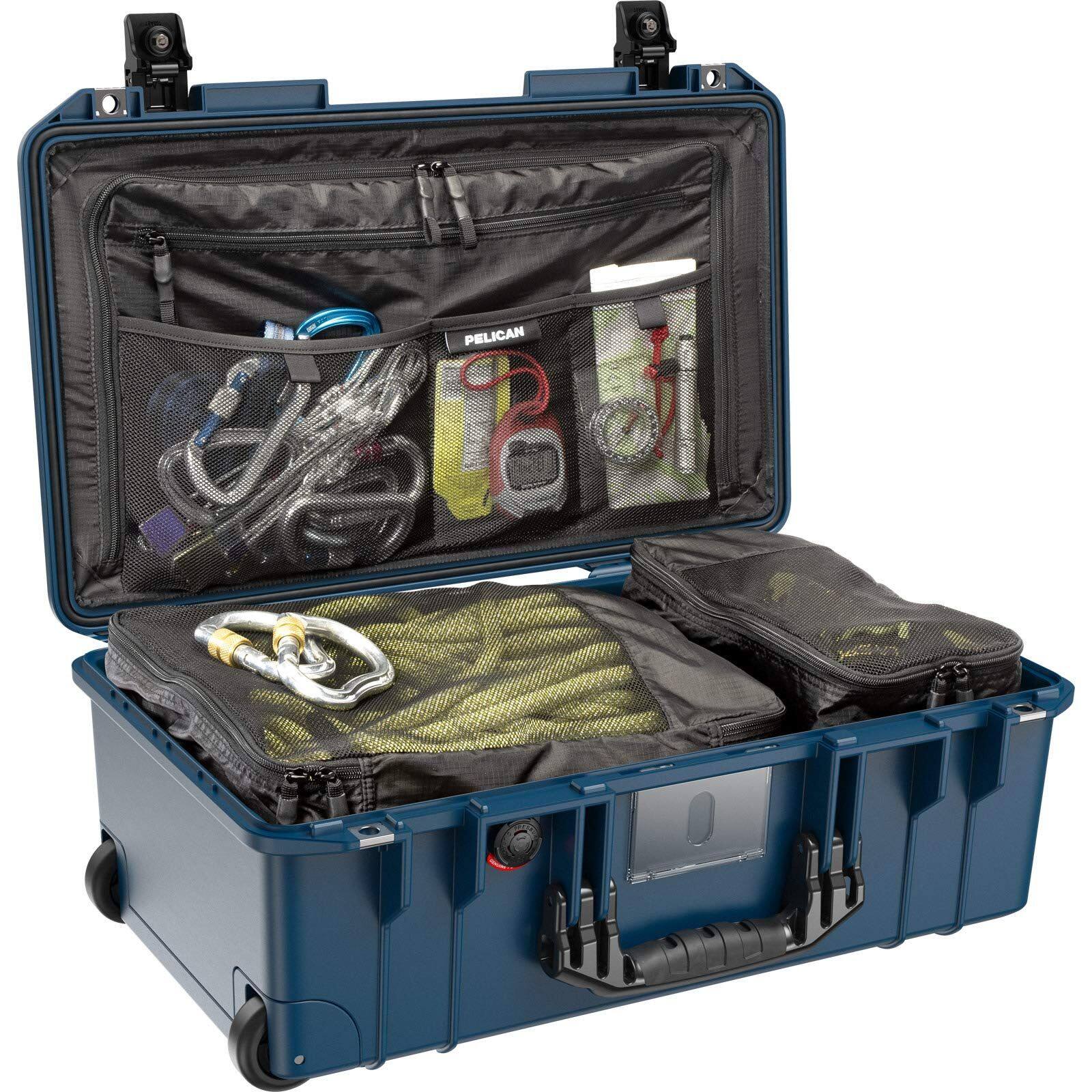 Angle. Pelican - Pelican Air 1535 Hardside 22" Carry On Travel Case - Blue.