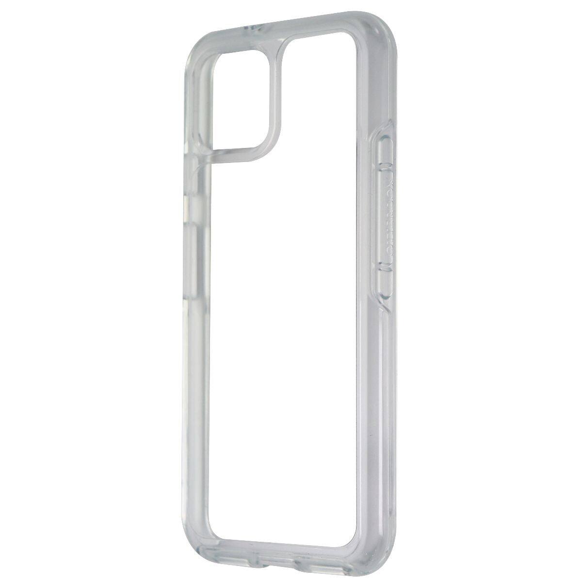 Left. OtterBox - OtterBox Symmetry Series Case for Google Pixel 4 Smartphone - Clear - Clear.