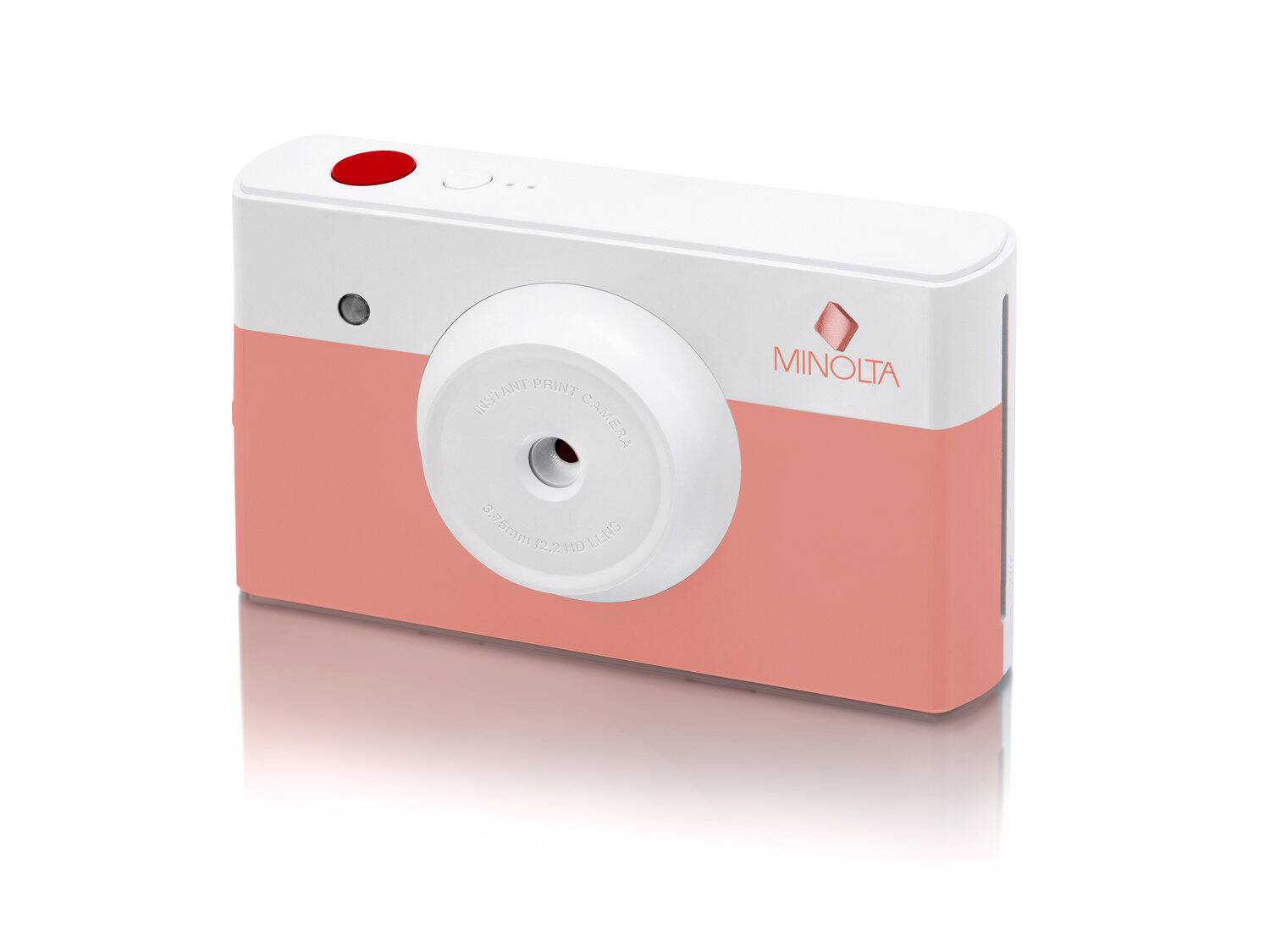 INSTANT PRINT CAMERA  
3.75mm 12.2 MP HD LENS  
MINOLTA