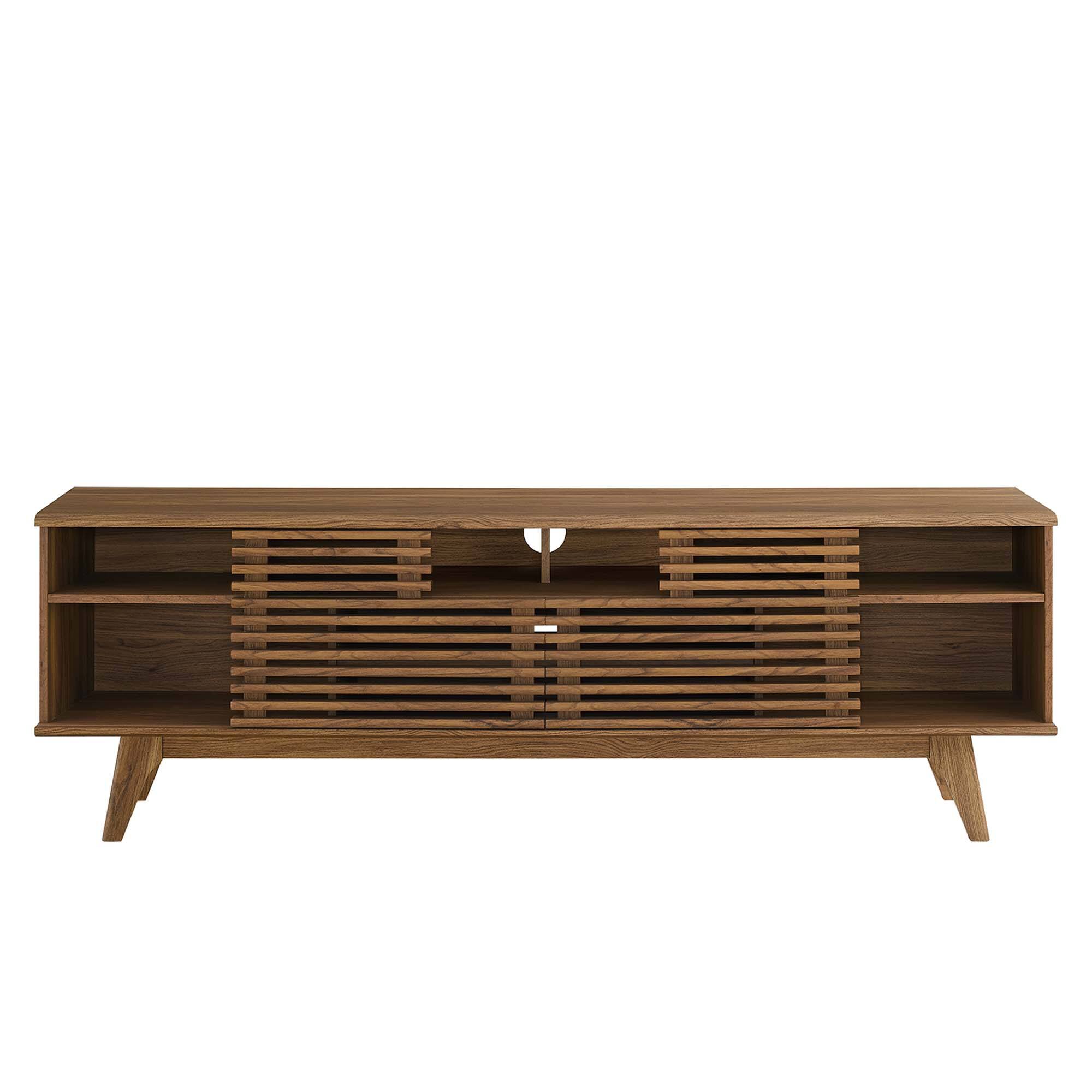 Left. Modway - Render 71" Media Console TV Stand by Modway - Walnut.
