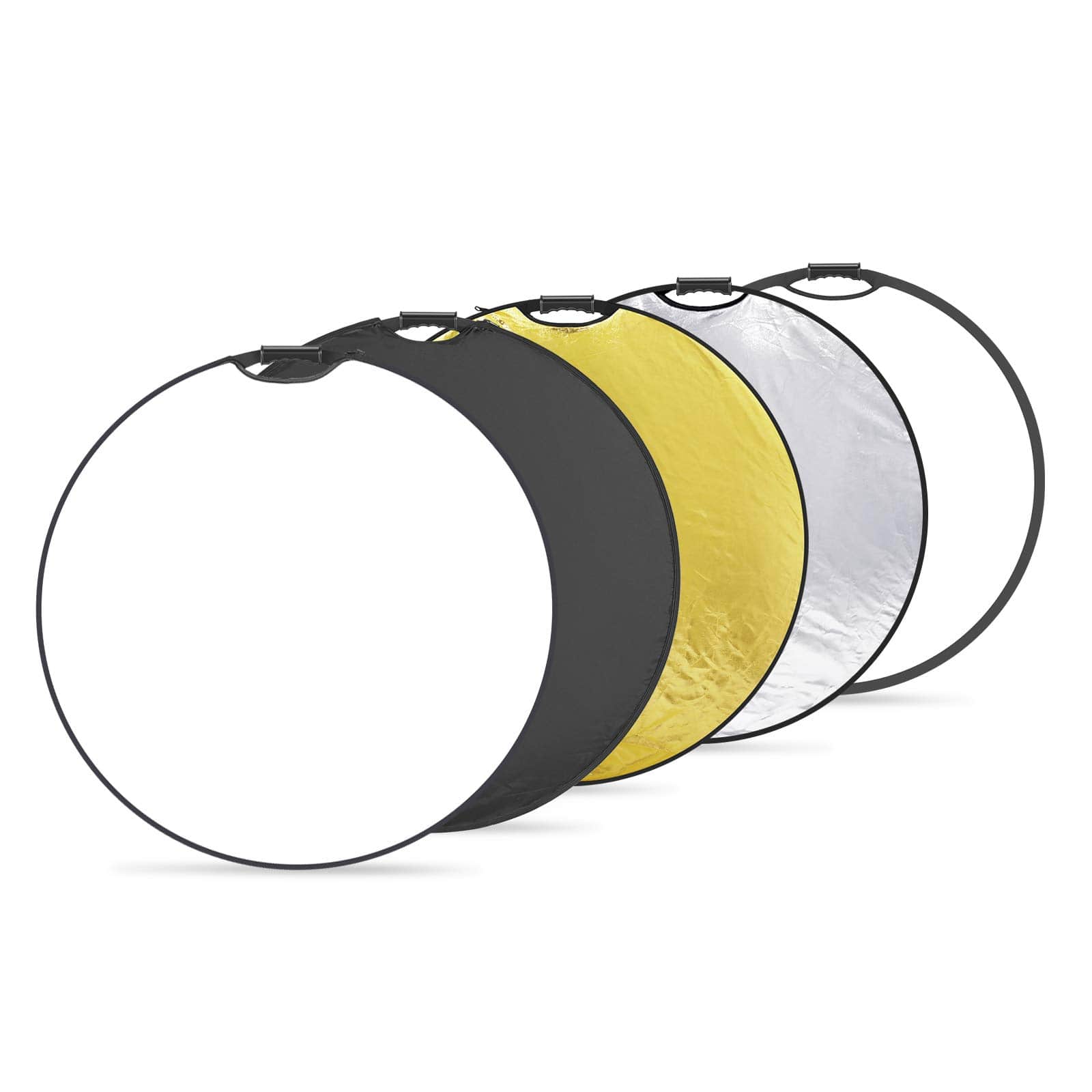 Neewer - 32" 5-in-1 Round Collapsible Light Reflector, w/ Grip & Bag