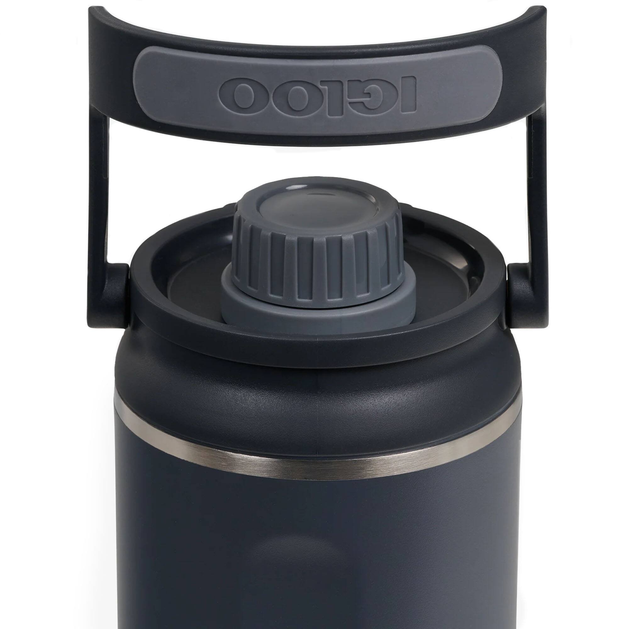 Alt View 4. Igloo - IGLOO 36 oz. Twist ‘n’ Chug Stainless Steel Bottle, Carbonite - Carbonite.