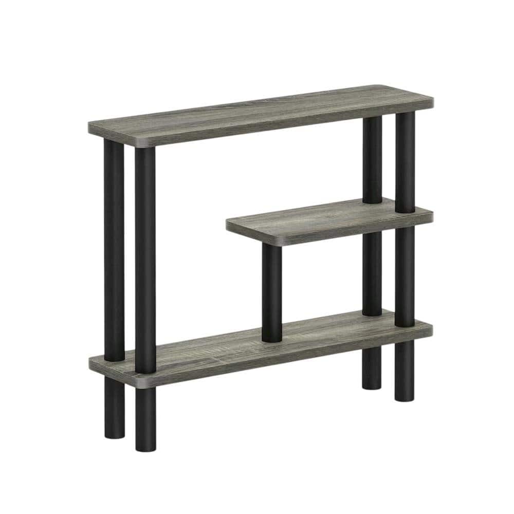 FurniFact - Gray Slim Entryway Storage Rack - French Oak Grey/Black price history on PriceWatchPro