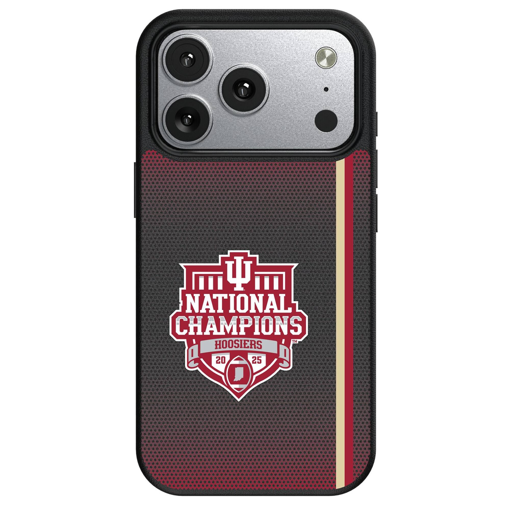 Keyscaper - NCAA - Indiana Hoosiers College Football Playoff 2025 National Champions iPhone Magnetic Bump Case - 15 Pro - Black price history on PriceWatchPro