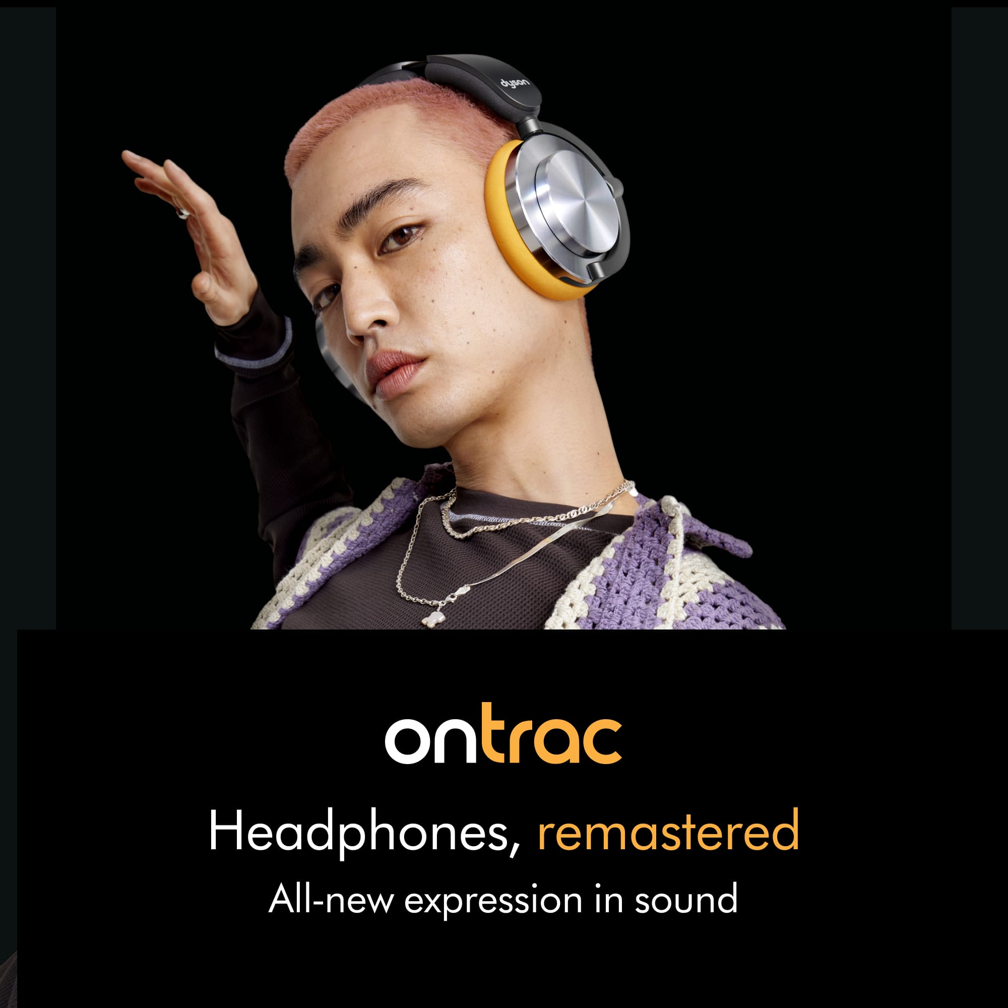 "on ontrac Headphones, remastered: All-new expression in sound."