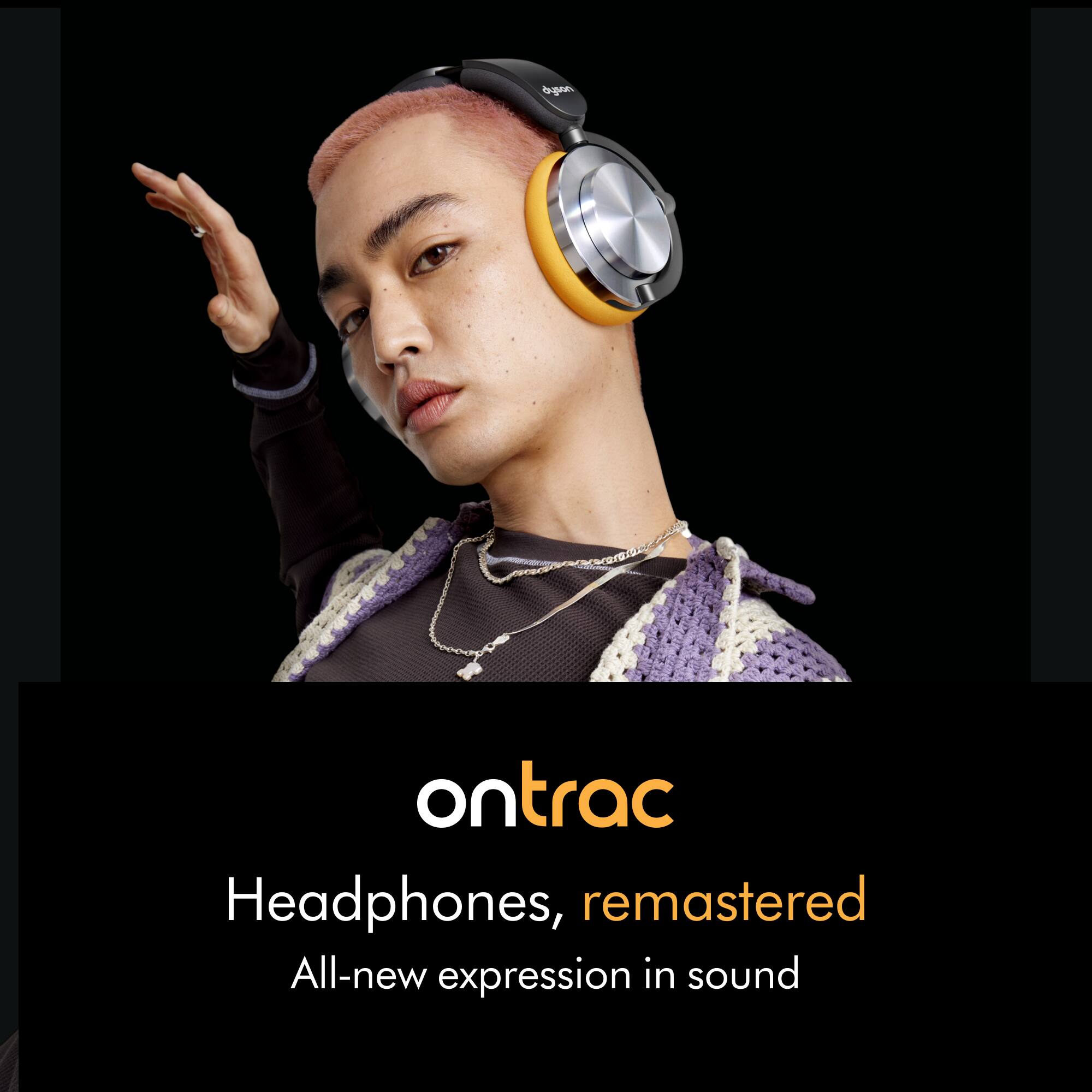 "on ontrac Headphones, remastered: All-new expression in sound."