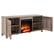Alt View 15. Camden&Wells - Chabot Log Fireplace TV Stand for Most TVs up to 65" - Gray Oak.