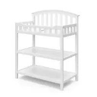 Graco - Arlington Changing Table - White - Front_Zoom