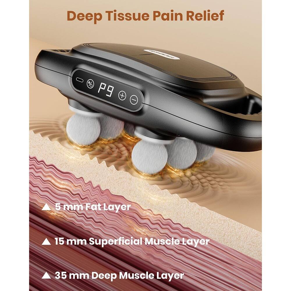 Deep Tissue Pain Relief

- 5 mm Fat Layer
- 15 mm Superficial Muscle Layer
- 35 mm Deep Muscle Layer