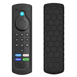 Kitcheniva - Anti Slip Silicone Remote Case For All New Fire TV Stick 2020 (3rd Gen) Black - Black