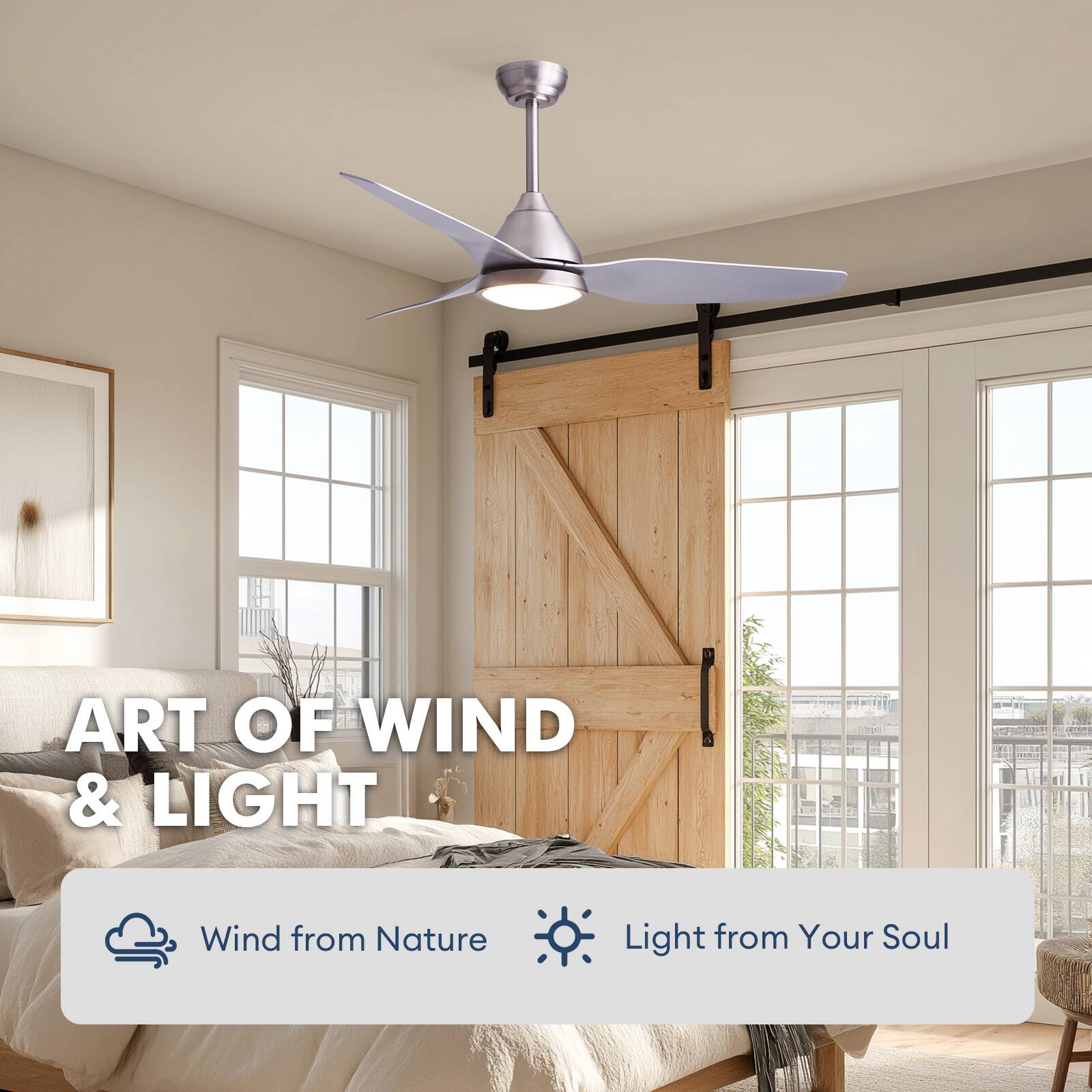 ART OF WIND & LIGHT  
Wind from Nature  
Light from Your Soul