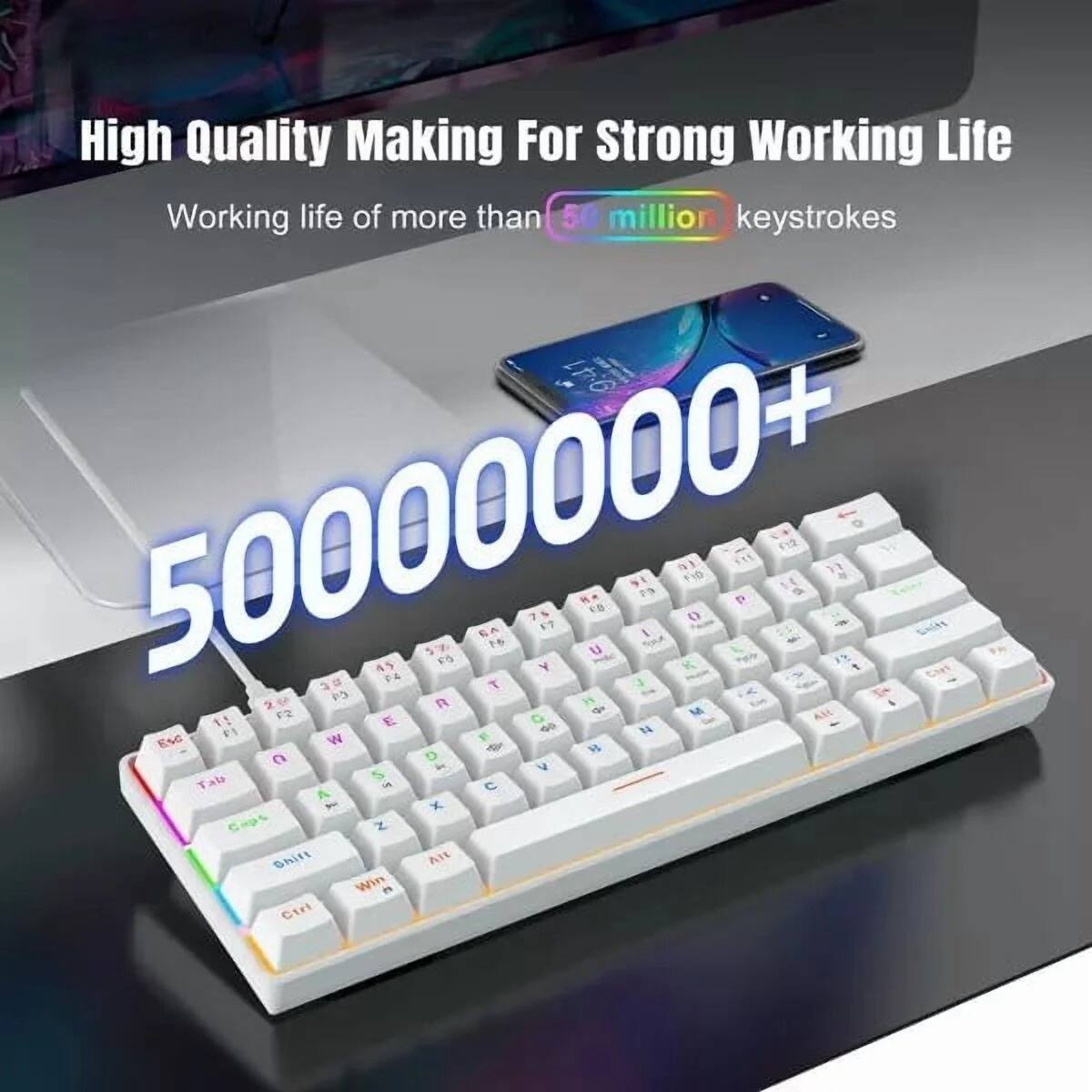 High Quality Making For Strong Working Life  
Working life of more than 50 million keystrokes  
50000000+