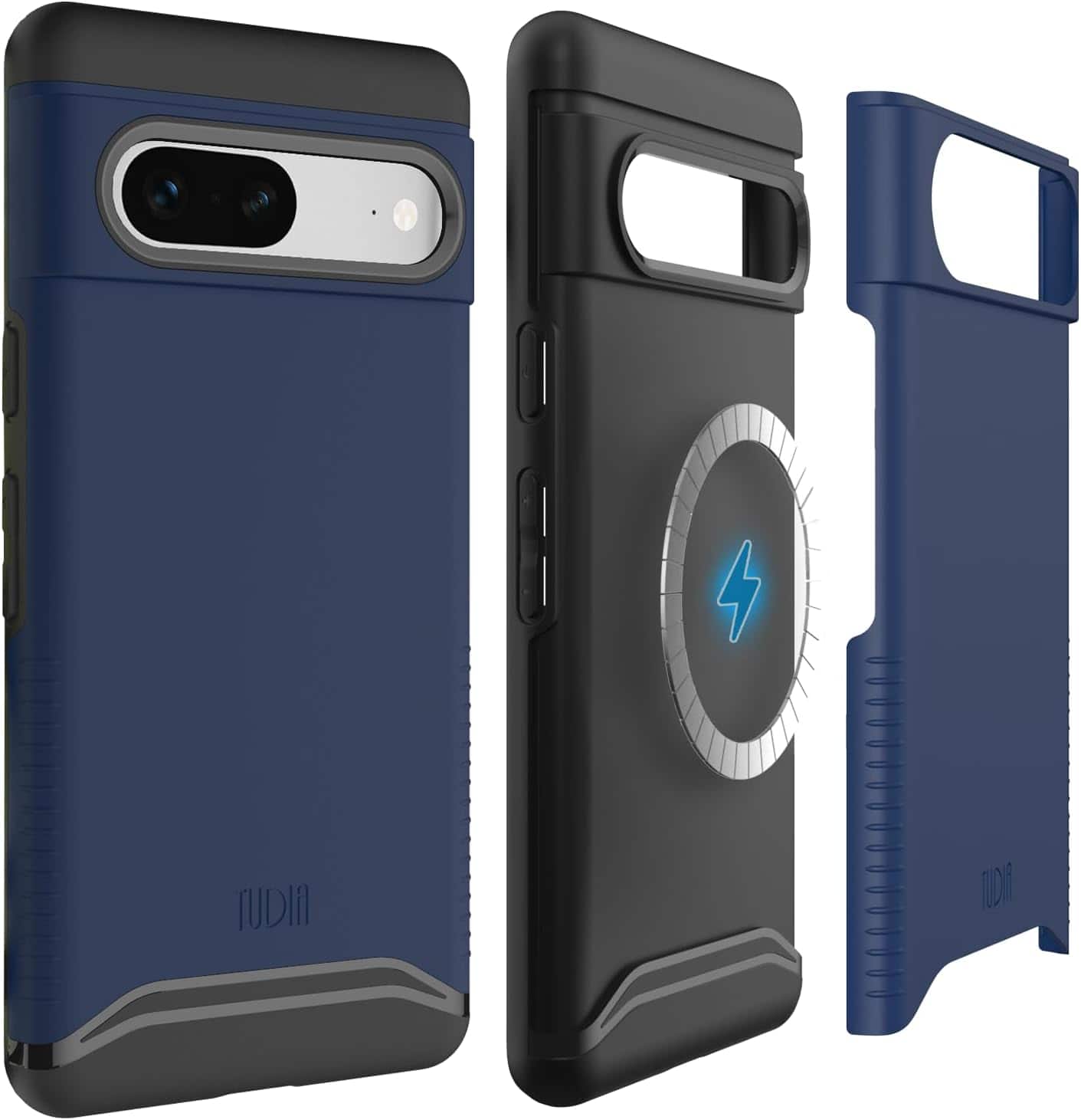 TUDIA - Merge for Google Pixel 7 Case Magsafe Compatible Heavy Duty Phone Case - Indigo Blue - Magnetic Indigo Blue
