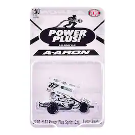 Winged Sprint Car #87 Aaron Reutzel "Power Plus" White (2026) 1/50 Diecast Model Car by ACME