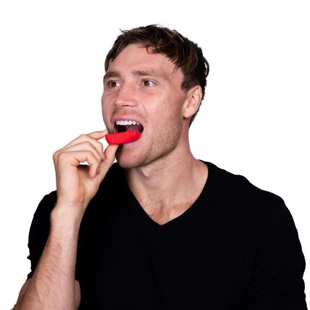 Alt View 8. Amber Sporting Goods - Amber Fight Gear Power Mouthpiece with Case, Adult, Orange - Orange.