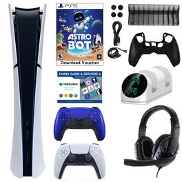 PS5 Digital Astrobot Console with Accessories Kit, Voucher & Extra Dualsense Controller - PlayStation 5
