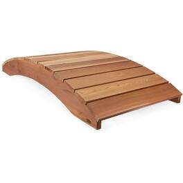 All Things Cedar - Wooden Bridge, Outdoor Garden Walkway, 6 Feet, Finish - Natural