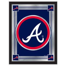 Holland Bar Stool Co. - Atlanta Braves 17" x 22" Logo Wall Mirror - Multicolor