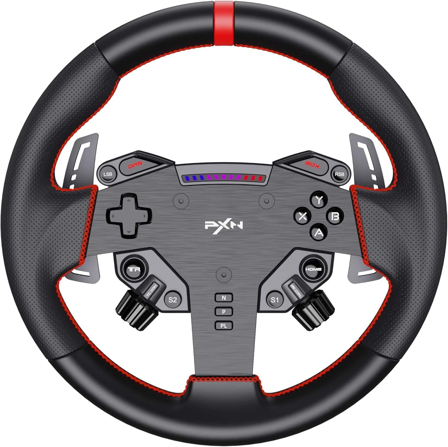 PXN - W AS 11" Racing Steering Wheel - Black