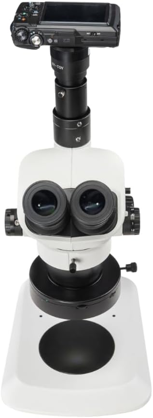Alt View 1. OM System - OM SYSTEM TG-7 INDUSTRY Digital Camera and NY-TGV Microscope Adapter Kit (Black) - Black.